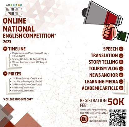 National English Competition (NEC): Mahasiswa Universitas Respati Yogyakarta Berprestasi di Kompetisi Bahasa Inggris Tingkat Nasional